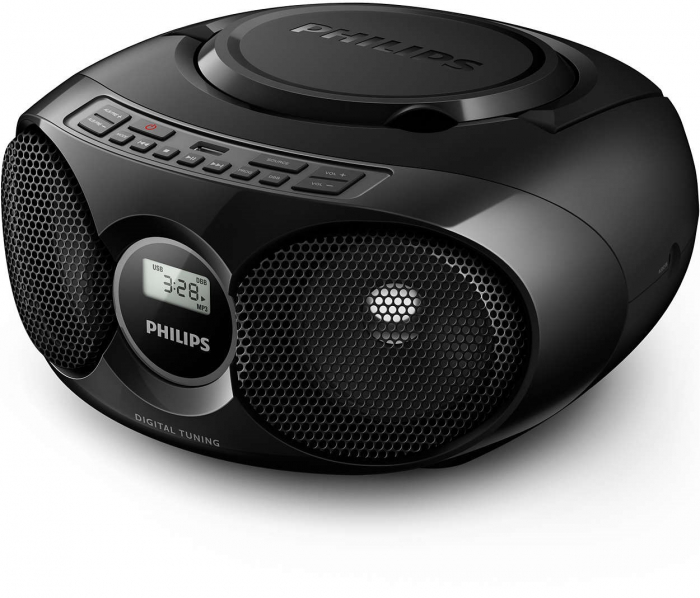 RESIGILAT Microsistem audio Philips, AZ318B/12, CD Player, tuner FM, USB, AUX, 3W [2]