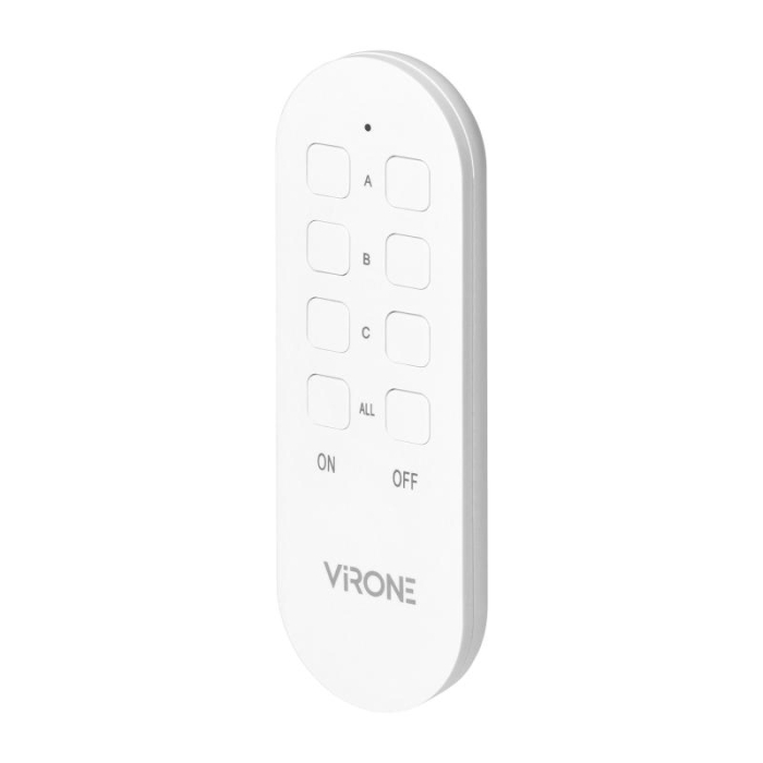 RESIGILAT Mini priza wireless VIRONE RS-10(GS), 2300W, schuko, IP20, telecomanda, alba [3]