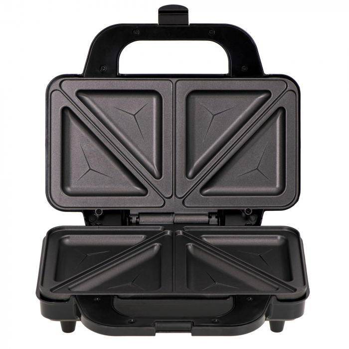 RESIGILAT Sandwich maker XXL Adler AD 3043, 1300W, placi antiaderente, termostat pentru control automat al temperaturii, negru/argintiu [3]