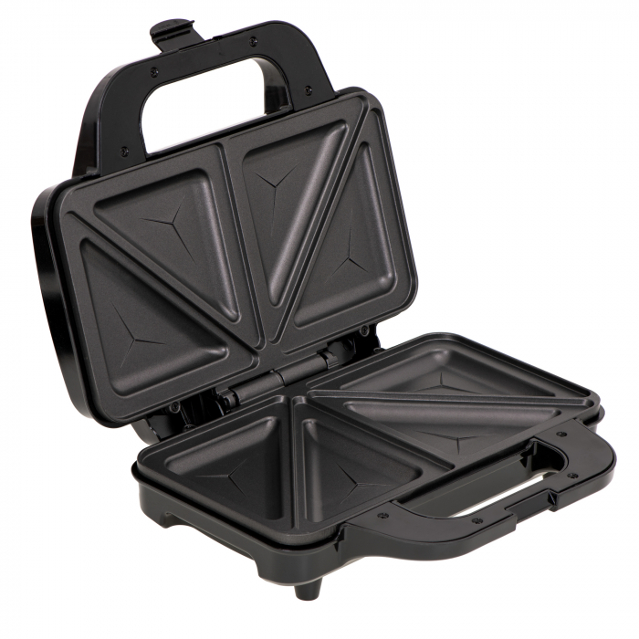 RESIGILAT Sandwich maker XXL Adler AD 3043, 1300W, placi antiaderente, termostat pentru control automat al temperaturii, negru/argintiu [2]