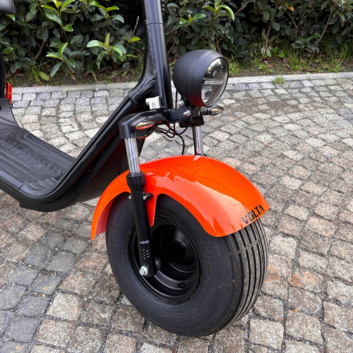 Scuter Electric Fara Permis Volta SE-03 CityCoco Pro, 1500W, 25km/h, Autonomie Maxima 69km, Portocaliu [5]