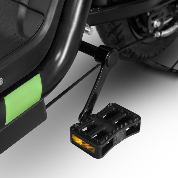 Scuter Electric Fara Permis Volta VSM, 220W, 25km/h, Autonomie Maxima 55km, Cu Pedale, Negru [11]