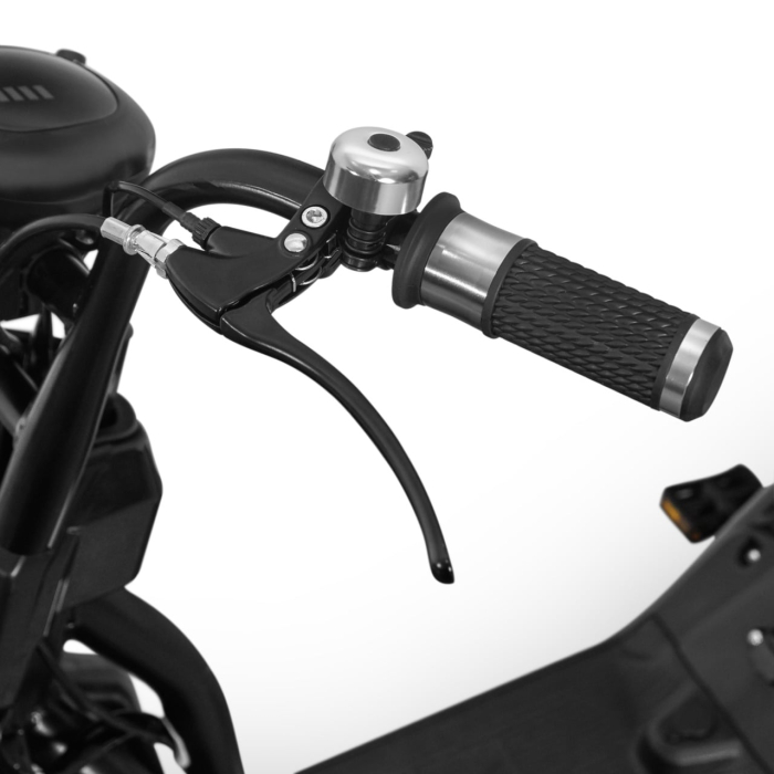 Scuter Electric Fara Permis Volta VSM, 220W, 25km/h, Autonomie Maxima 55km, Cu Pedale, Negru [12]