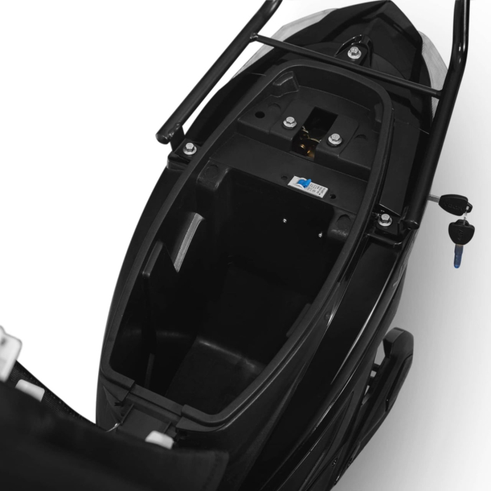 Scuter Electric Fara Permis Volta VSX, 220W, 25km/h, Autonomie Maxima 60km, Cu Pedale, Negru [8]