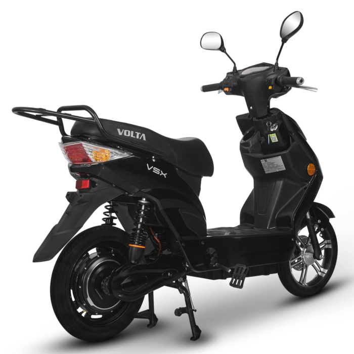 Scuter Electric Fara Permis Volta VSX, 220W, 25km/h, Autonomie Maxima 60km, Cu Pedale, Negru [3]