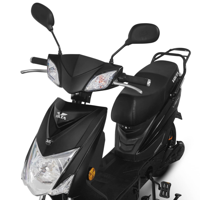 Scuter Electric Fara Permis Volta VSX, 220W, 25km/h, Autonomie Maxima 60km, Cu Pedale, Negru [2]