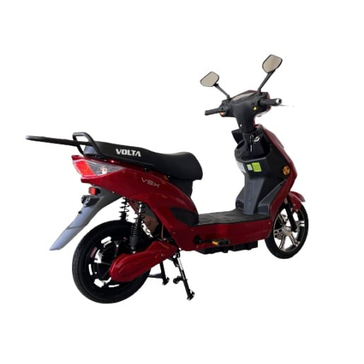 Scuter Electric Fara Permis Volta VSX, 220W, 25km/h, Autonomie Maxima 60km, Cu Pedale, Rosu [12]