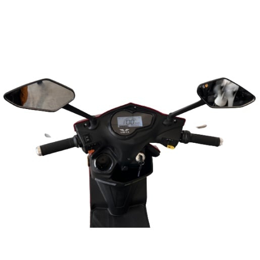 Scuter Electric Fara Permis Volta VSX, 220W, 25km/h, Autonomie Maxima 60km, Cu Pedale, Rosu [13]