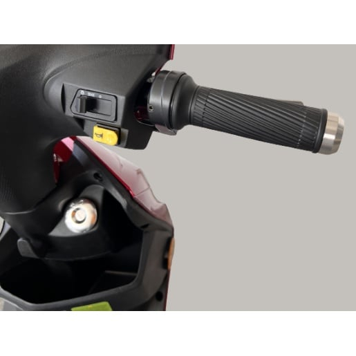 Scuter Electric Fara Permis Volta VSX, 220W, 25km/h, Autonomie Maxima 60km, Cu Pedale, Rosu [18]
