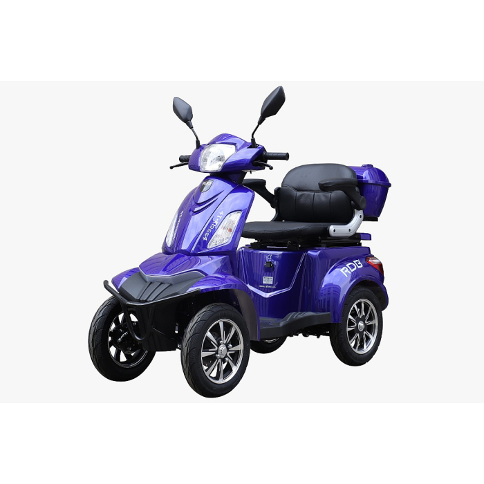 Scuter electric RDB 4T, 4 roti, 1000W, 60V si 25km/h, Maro [5]