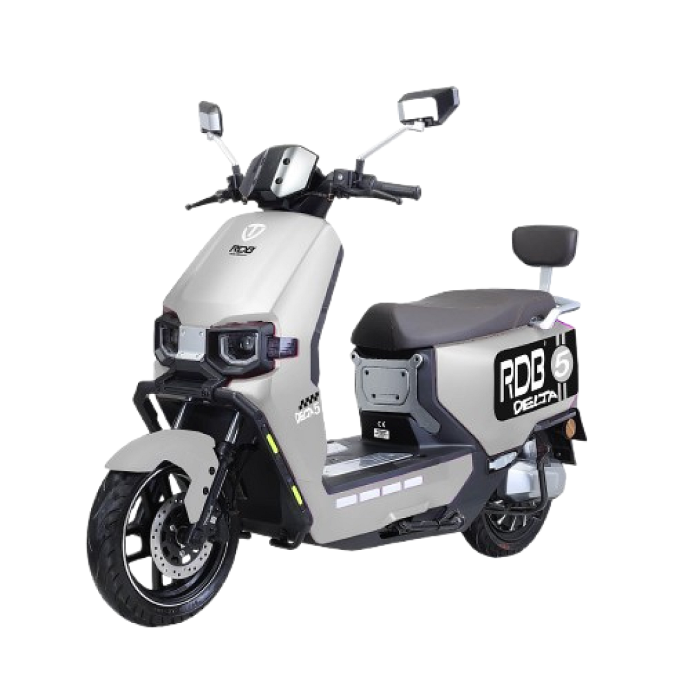 Scuter Electric RDB Delta 5, 72V23Ah, 2000W, Fara permis, Rosu [7]