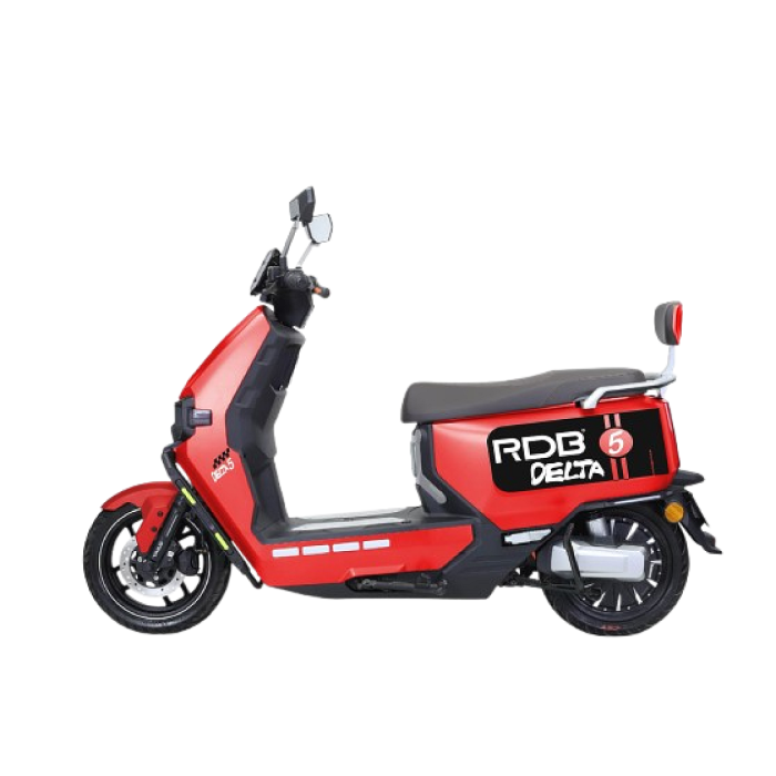 Scuter Electric RDB Delta 5, 72V23Ah, 2000W, Fara permis, Rosu [3]