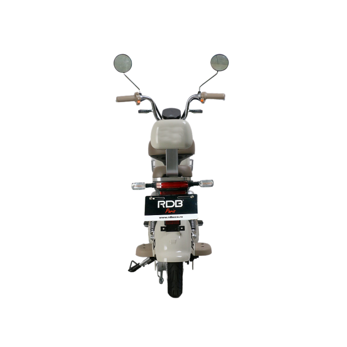Scuter Electric RDB PARIS, 600W, fara permis, 48V 20Ah, 25km/h, Maro [13]