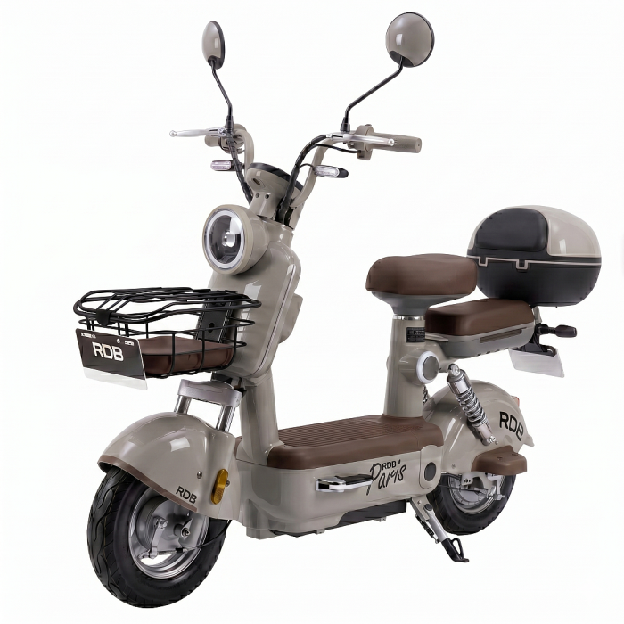 Scuter Electric RDB PARIS+, 600W, fara permis, 48V 20Ah, 25km/h, Albastru [5]