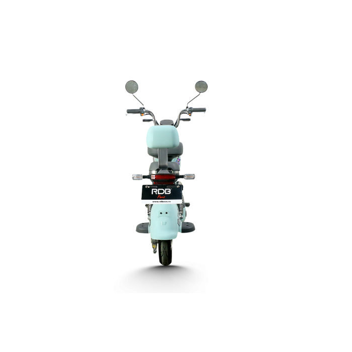 Scuter Electric RDB PARIS, 600W, fara permis, 48V 20Ah, 25km/h, Maro [7]