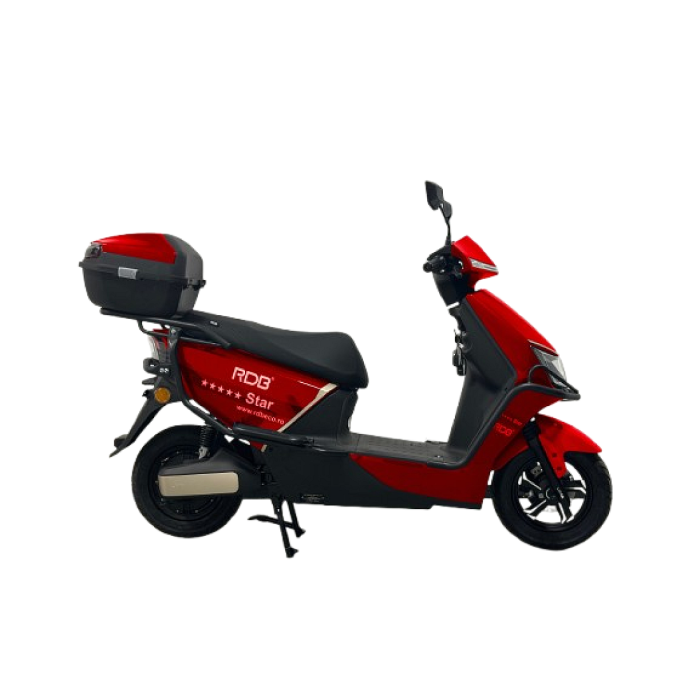 Scuter electric RDB STAR FULL, 2000W, fara permis, 25 km/h, Rosu [4]