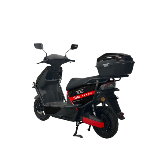 Scuter electric RDB STAR FULL, 2000W, fara permis, 25 km/h, Rosu [18]