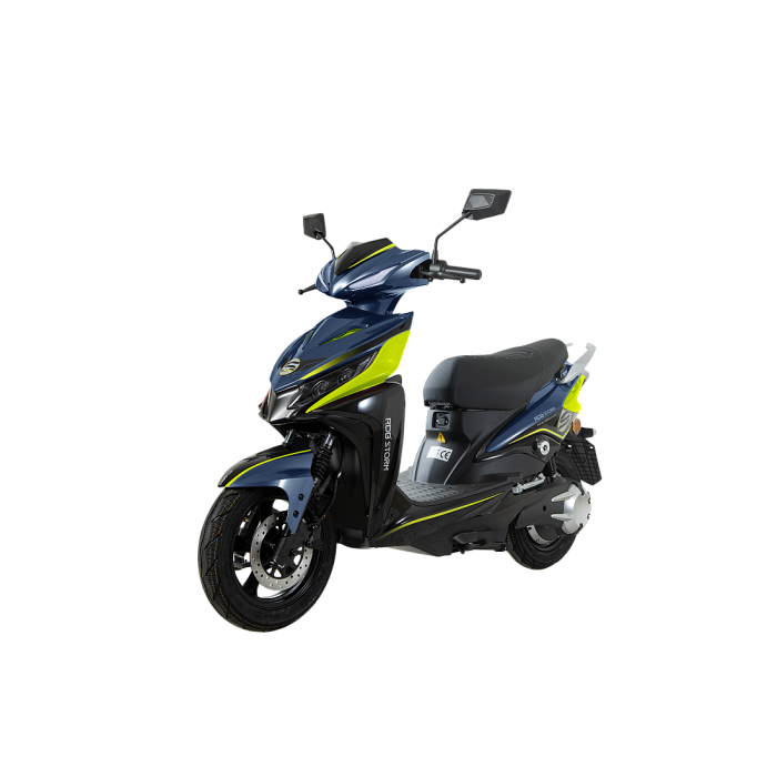 Scuter Electric RDB STORM, 2200W, fara permis, 25 km/h, Rosu [8]