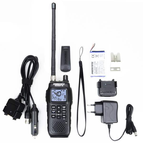 Statie radio auto CB President RANDY III Mobile, ASQ, ANL, Roger Beep, AM/FM [9]