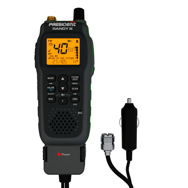 Statie radio auto CB President RANDY III Mobile, ASQ, ANL, Roger Beep, AM/FM [7]