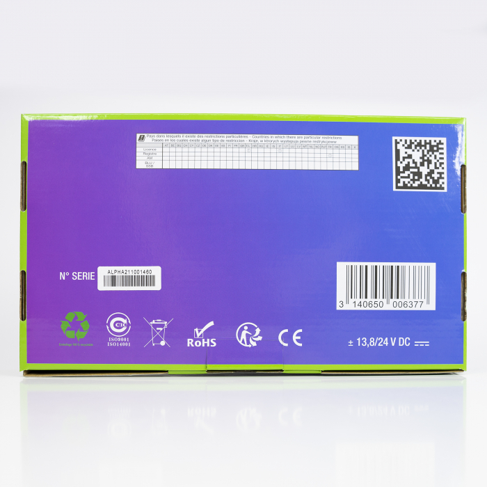 Statie radio CB CRT ALPHA, 4W, AM/FM, 12V/24V, ASQ, Scan, display color, meniu setari suplimentare [7]