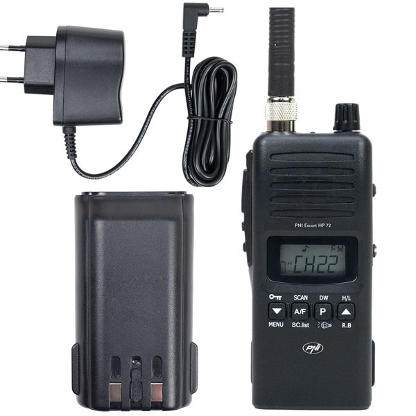 Statie radio CB PNI Escort HP 72, multi-standard, 4W, AM-FM, ASQ reglabil pe 6 niveluri, Dual Watch, Scan, Lock, Roger Beep [10]