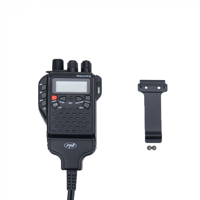 Statie radio CB portabila PNI Escort HP 62, multi standard, 4W, 12V, AM-FM, ASQ reglabil pe 5 niveluri, RF Gain pe 9 niveluri, Dual Watch, Scan, Lock [12]