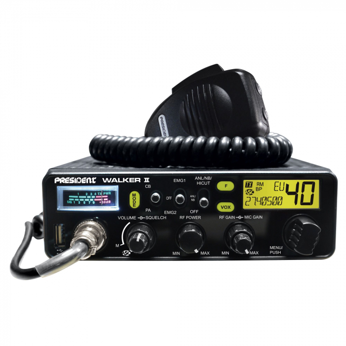 Statie radio CB President WALKER II, squelch automat [5]