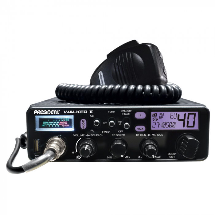 Statie radio CB President WALKER II, squelch automat [4]