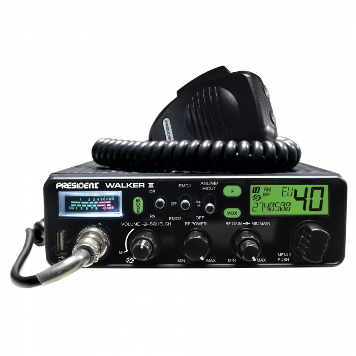 Statie radio CB President WALKER II, squelch automat [7]