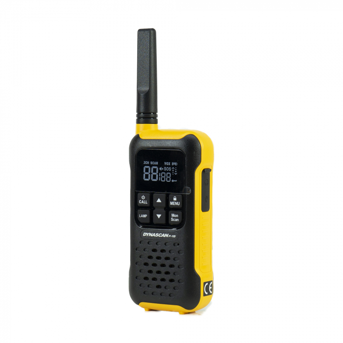 Statie radio portabila PMR PNI Dynascan F-15, 446MHz, 0.5W, 16CH, Waterproof IP67, set 2 bucati [8]