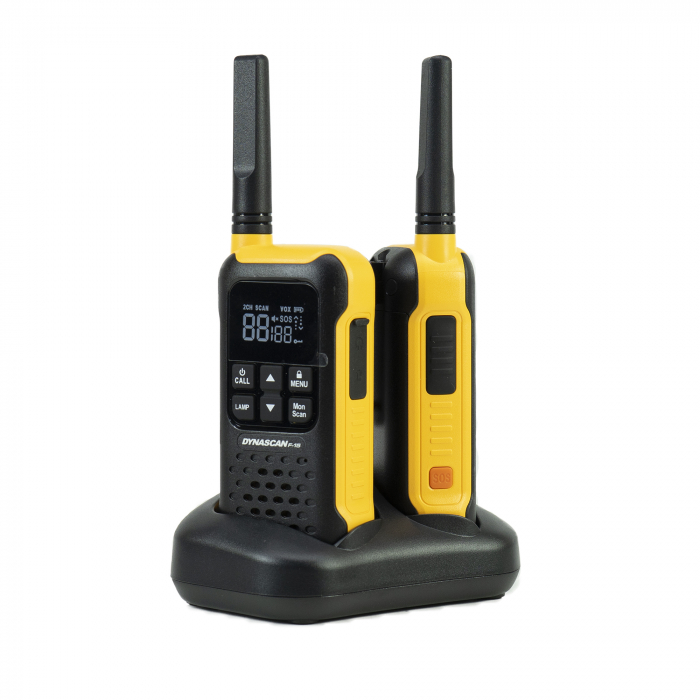 Statie radio portabila PMR PNI Dynascan F-15, 446MHz, 0.5W, 16CH, Waterproof IP67, set 2 bucati [2]