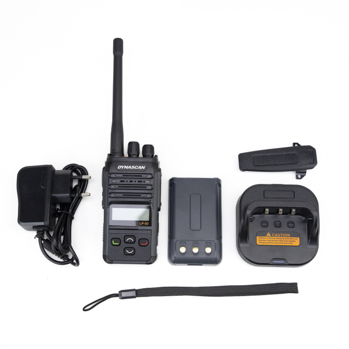 Statie radio portabila PMR Dynascan LP-50, 16CH, Scan, Vox, CTCSS, DCS, acumulator 2000mAh, IP67 [2]