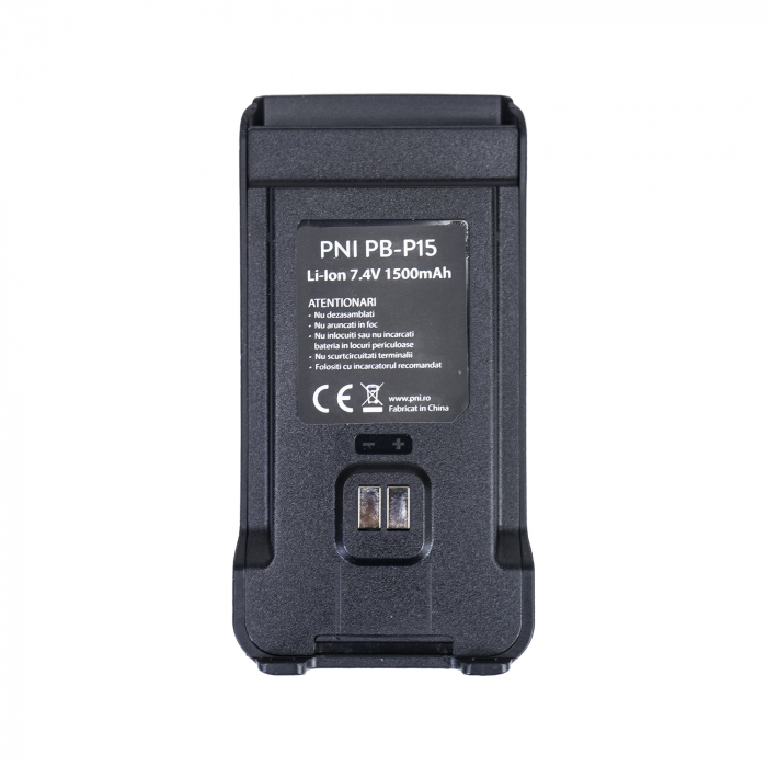 Statie radio portabila VHF/UHF PNI P15UV dual band, 144-146MHz/430-440Mhz, 999CH + acumulator 1500 mAh [14]