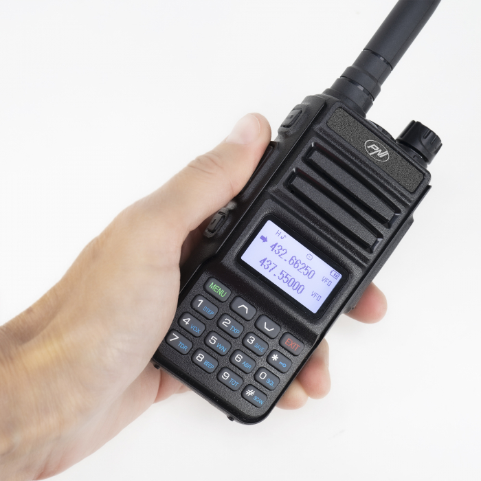 Statie radio portabila VHF/UHF PNI P15UV dual band, 144-146MHz/430-440Mhz, 999CH + acumulator 1500 mAh [6]