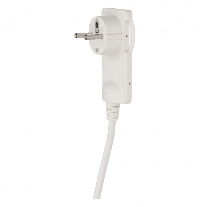 Stecher extra slim cu maner ORNO OR-AE-1312/W, 250V, cablu 1.5m, alb [1]