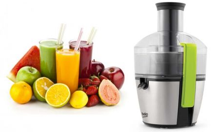 RESIGILAT! Storcator de fructe si legume Beko BKK2145, 1500W, 0.75l, 12500 rpm, inox [5]
