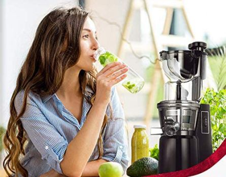 Storcator de fructe si legume MPM MSO-16, 200W, 60 rotatii/minut, fara BPA, functie REVERSE, protectie anti-picurare,negru [7]