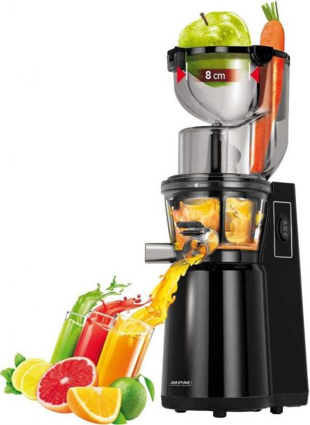 Storcator de fructe si legume MPM MSO-16, 200W, 60 rotatii/minut, fara BPA, functie REVERSE, protectie anti-picurare,negru [5]