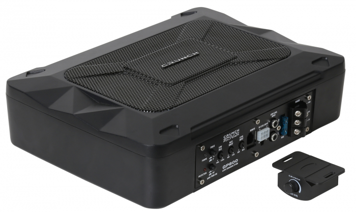 Subwoofer auto activ Crunch GP600, 13 x 20 cm, 100W RMS [1]