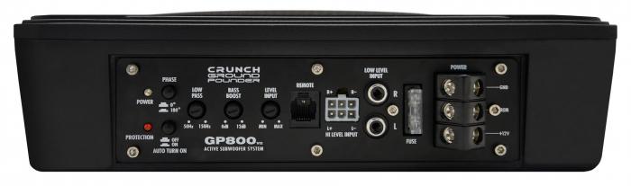 Subwoofer auto activ Crunch GP800v2, 20 cm, 100W RMS [3]