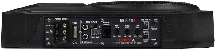 Subwoofer auto activ MB Quart QB201A, 20 cm, 125W RMS [4]