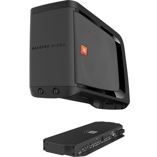 Subwoofer auto activ JBL BassPro Micro, 20 cm, 140W RMS [3]