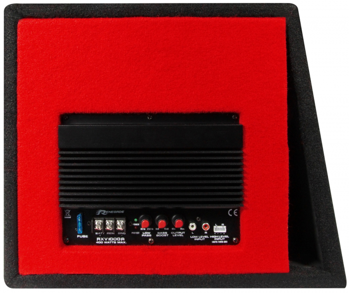 Subwoofer auto activ Renegade RXV1000A, 25 cm, 200 W RMS [4]