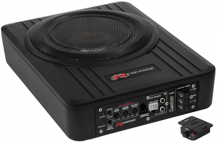 Subwoofer auto activ Renegade RS1000A, 25 cm, 125W RMS [2]