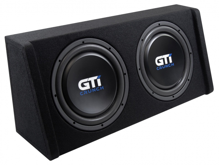 Subwoofer auto dual Crunch GTi300T, 2 X 30 cm, 300 W RMS [2]