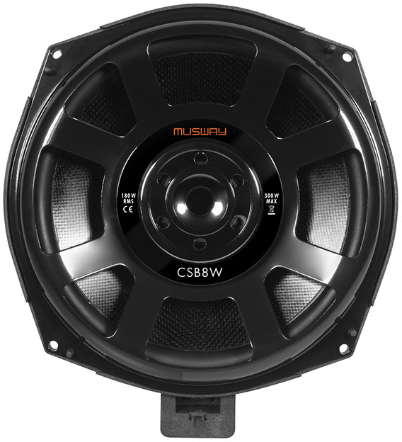 Boxa subwoofer auto Musway CSB8W, 20 cm, 180W RMS, compatibil BMW modele E / F / G, set 2 bucati [2]