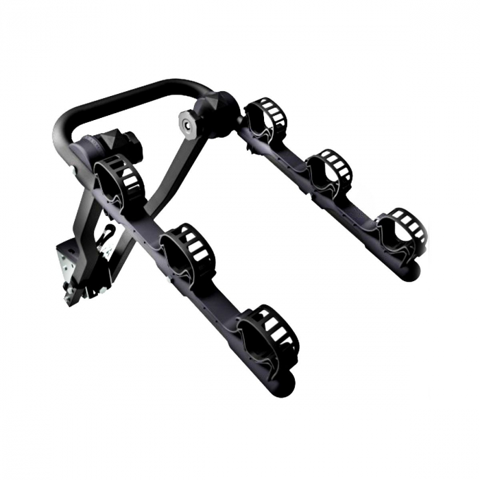 Suport 3 biciclete Peruzzo Arezzo 667/3N cu prindere pe carligul de remorcare, Negru [5]