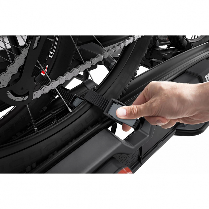 Suport auto pentru 3 biciclete Thule VeloSpace 939 XT3 cu prindere pe carligul de remorcare, negru [6]