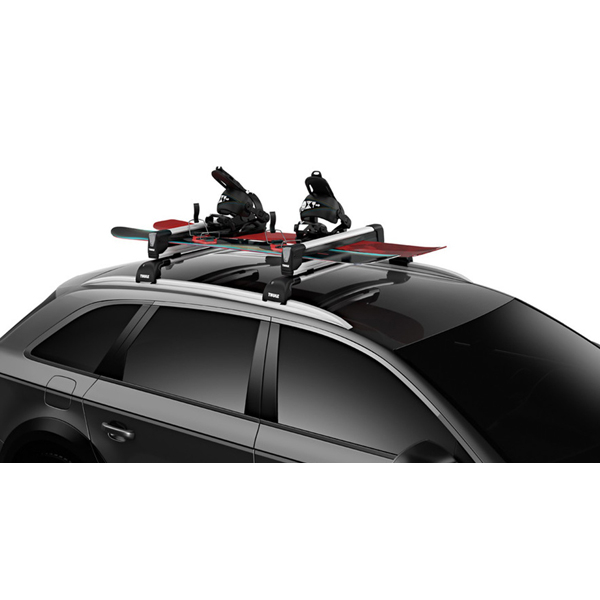 Suport schi Thule SnowPack Xtender 7325, pentru 5 perechi de schiuri sau 2 placi de snowboard, cu prindere pe bare transversale din aluminiu [4]